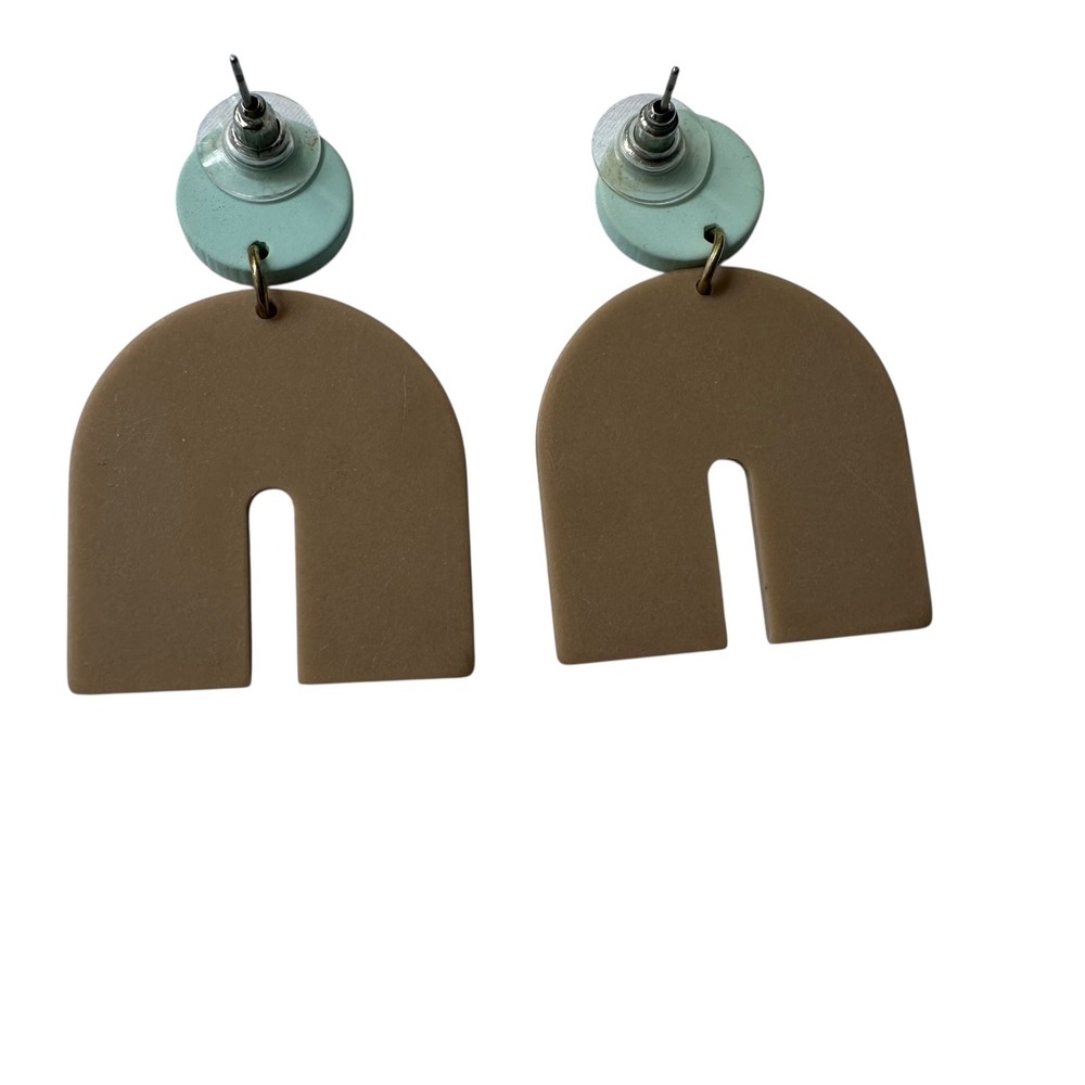 Floral Dangle Earrings Statement Fashion Earrings Cute Trendy - Picture 3 of 6